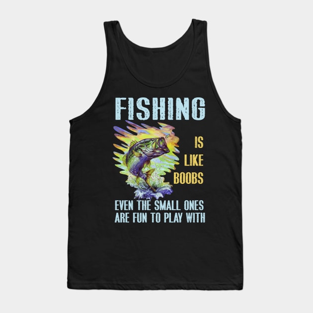 Mens Funny Dirty Catfish Fishing T Shirt Nasty Fisherman Tank Top by jrgmerschmann